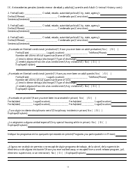 Cuestionario Para Determinar Antecedentes - Nevada (Spanish), Page 11