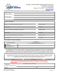 Form 0505RCCD-012 Non-criminal Justice (Civil) Application - Nevada, Page 3
