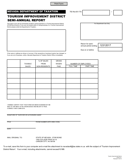 Form STB-01.01  Printable Pdf