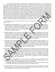 Contract and Bond Form - Sample - Nevada, Page 2
