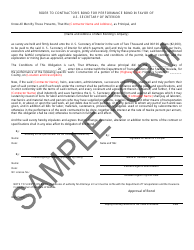 Contract and Bond Form - Sample - Nevada, Page 6