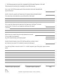 NDOT Form 052-059 Employee Interview - Nevada, Page 2