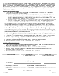 Subcontractor/Service Provider Request Form - Nevada, Page 2