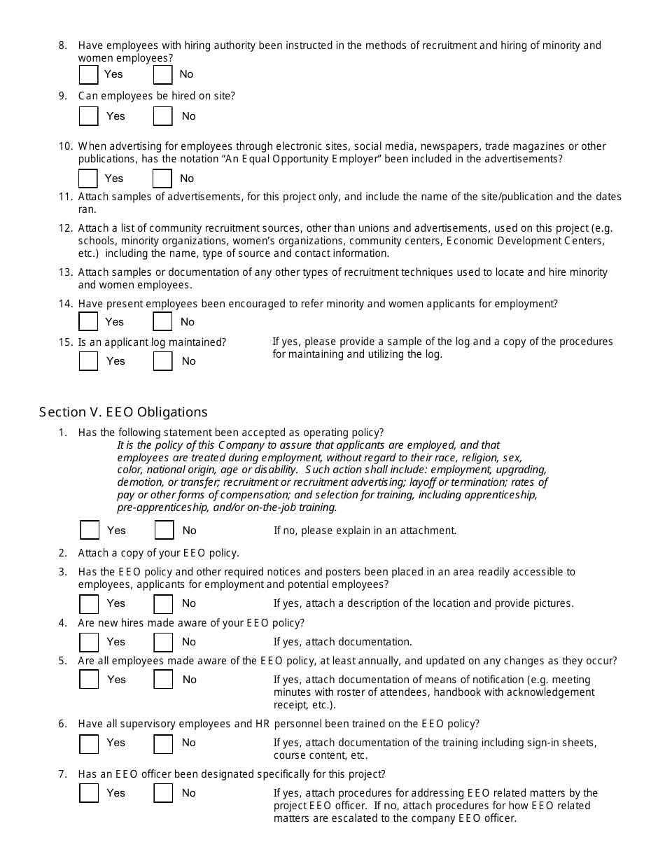 Contract Compliance Review Form - Nevada, Page 4