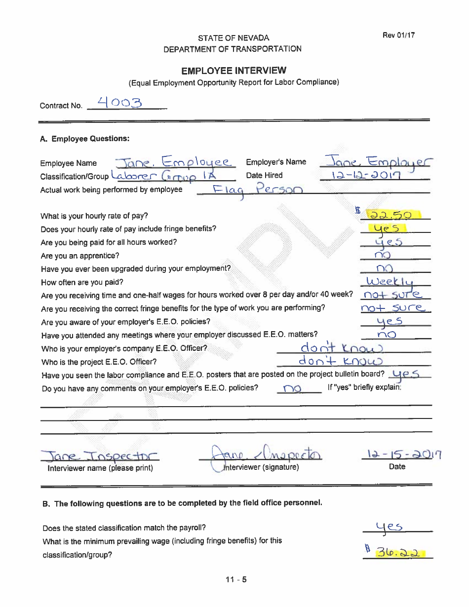 Sample Ndot Form 052 059 Fill Out Sign Online And Download Printable Pdf Nevada Templateroller 1673