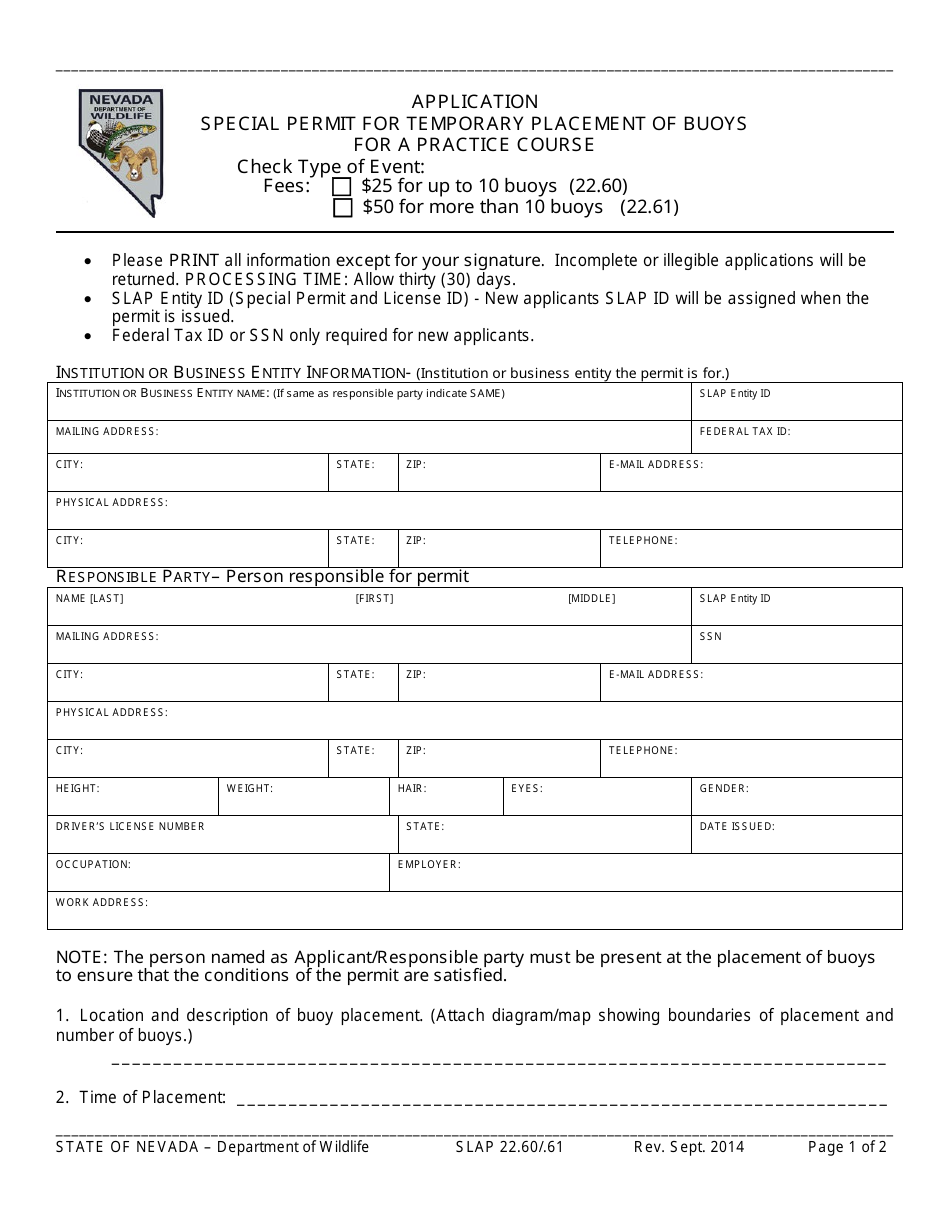 Form SLAP22.60/.61 - Fill Out, Sign Online and Download Printable PDF ...