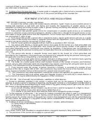 Instructions for Form SLAP22.71/94-1 Subguide&#039;s License Application - Nevada, Page 4