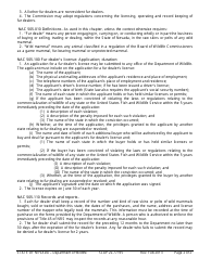 Instructions for Form SLAP22.77/.95 Fur Dealer&#039;s License Application - Nevada, Page 2
