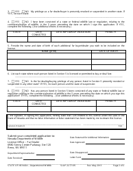 Form SLAP22.77/.95 Application for Fur Dealer License - Nevada, Page 2