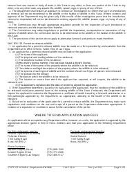 Instructions for Form SLAP22.41 Permit for the Release of Live Wildlife - Nevada, Page 2