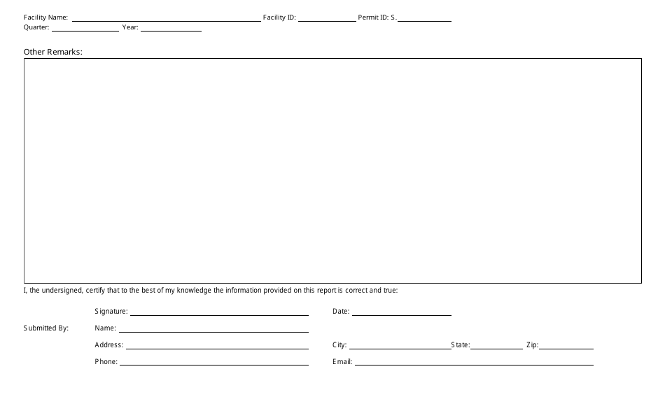 Quarterly Mortality Report Form - Industrial Artificial Pond Permit - Nevada, Page 2
