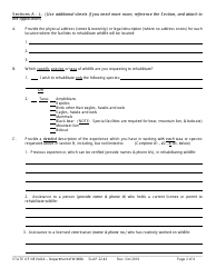 Form SLAP22.42 Application for Wildlife Rehabilitation Permit - Nevada, Page 2