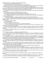 Instructions for Form SLAP22.42 Wildlife Rehabilitation Permit - Nevada, Page 3