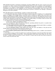 Instructions for Form SLAP22.39 Aerial Depredation Permit - Nevada, Page 2