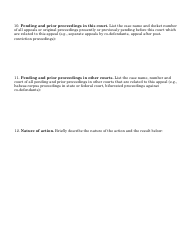 Docketing Statement Form - Criminal Appeals - Nevada, Page 4
