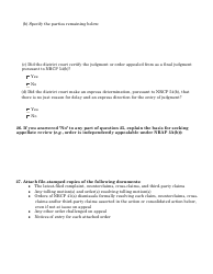 Docketing Statement - Civil Appeals Form - Nevada, Page 10