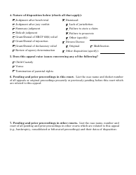 Docketing Statement - Civil Appeals Form - Nevada, Page 3