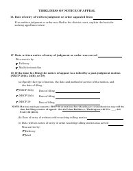 Docketing Statement - Civil Appeals Form - Nevada, Page 7