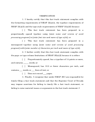 Form 12 Child Custody Fast Track Statement - Nevada, Page 3