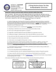 Form 090303 Certificate of Change Pursuant to Nrs 78.209 - Complete Packet - Nevada, Page 2
