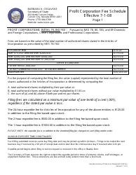 Form 090303 Certificate of Change Pursuant to Nrs 78.209 - Complete Packet - Nevada, Page 7