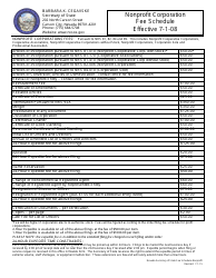 Form 091005 Nonprofit Amendment (Before First Meeting) (Pursuant to Nrs Chapters 81 and 82) - Complete Packet - Nevada, Page 7