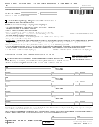 Form 030103 Certificate of Business Trust (Nrs Chapter 88a) - Complete Packet - Nevada, Page 3