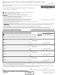 Form 030203 Amendment to Foreign Business Trust (Nrs 88a.700) - Complete Packet - Nevada, Page 3