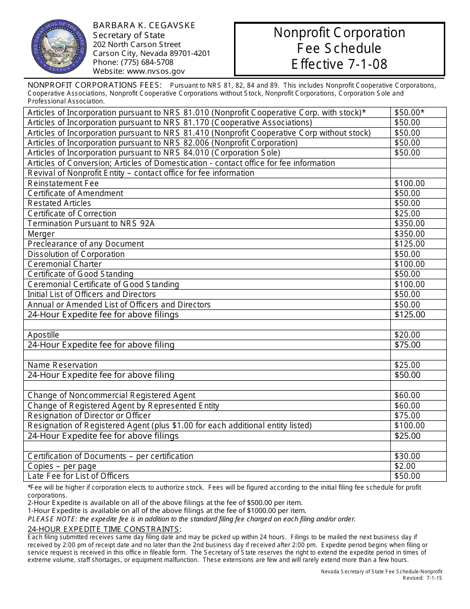Form 040203 Foreign Corporation Filing (Nrs Chapter 80) - Complete Packet - Nevada, Page 13