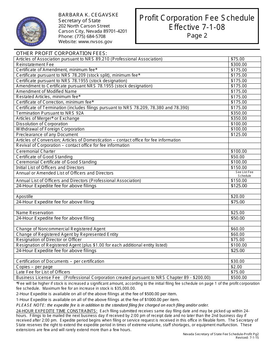 Form 040304 Close Corporation Filing (Nrs Chapter 78a) - Complete Packet - Nevada, Page 11