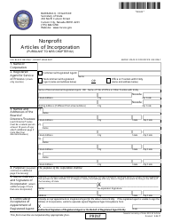 Form 040604 Nonprofit Corporation (Nrs 82) - Complete Packet - Nevada, Page 2