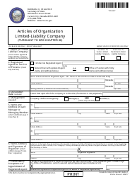Form 050106 Limited-Liability Company (Nrs Chapter 86) - Complete Packet - Nevada, Page 2
