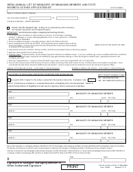 Form 050106 Limited-Liability Company (Nrs Chapter 86) - Complete Packet - Nevada, Page 3