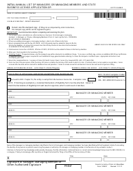Form 050203 Professional Limited-Liability Company (Nrs Chapter 89) - Complete Packet - Nevada, Page 3