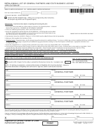 Form 060303 Limited Partnership Registration (Nrs Chapter 88) - Complete Packet - Nevada, Page 3