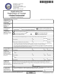 Form 060403 Foreign Limited Partnership Registration (Nrs Chapter 88) - Complete Packet - Nevada, Page 2