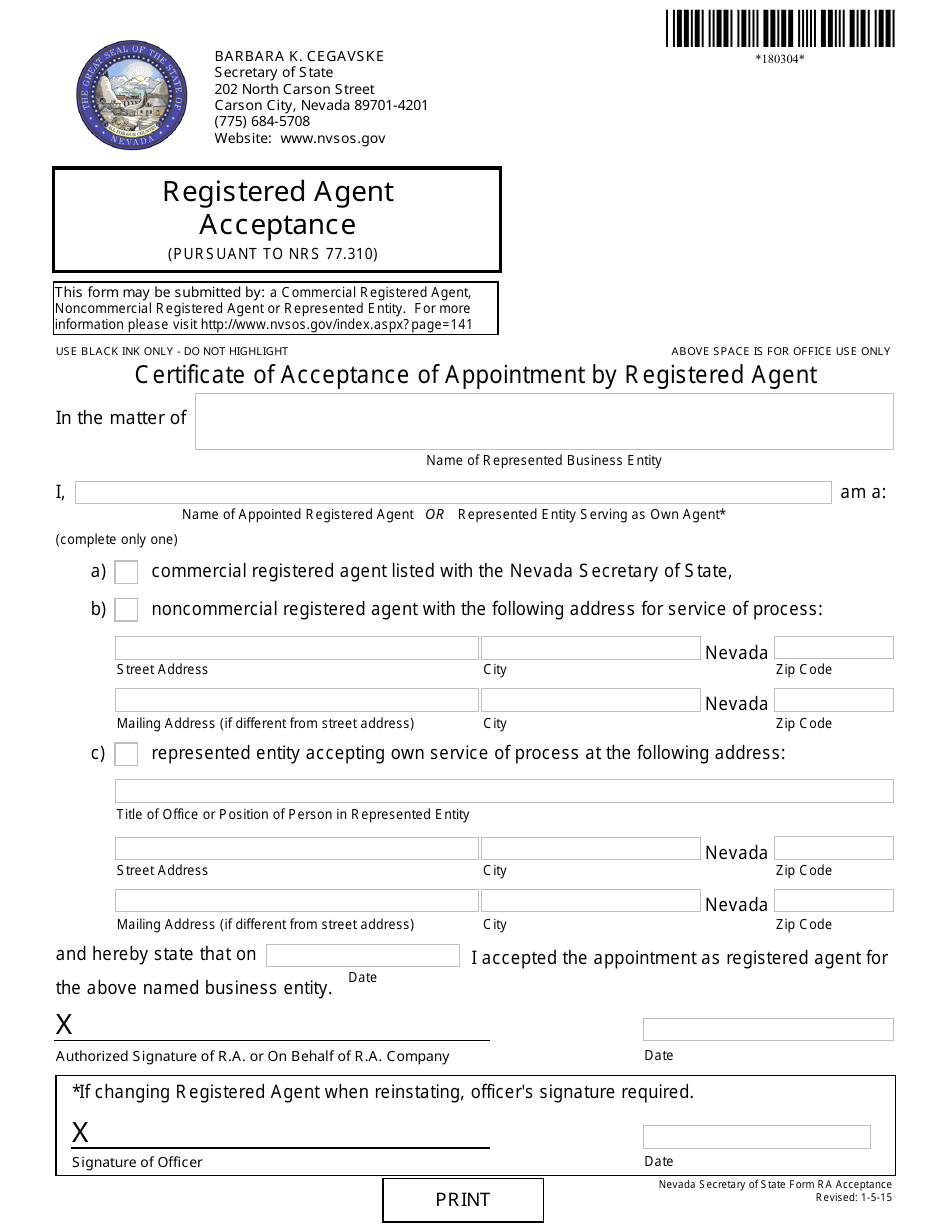 Form 060403 Foreign Limited Partnership Registration (Nrs Chapter 88) - Complete Packet - Nevada, Page 4