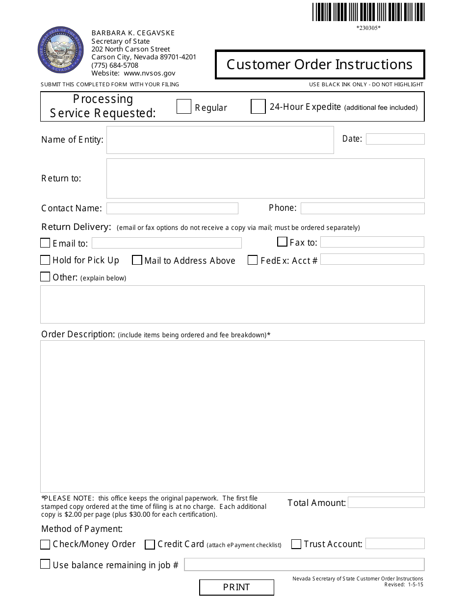 Form 080203 Foreign Limited-Liability Limited Partnership Registration (Nrs Chapter 87a ) - Complete Packet - Nevada, Page 3