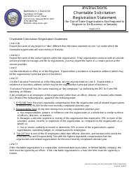 Charitable Solicitation Registration Statement (For Out-of-State Charitable Organizations Not Required to Register to Do Business in Nevada) - Nevada, Page 4