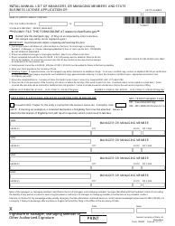 Limited-Liability Company Reinstatement Packet - Nevada, Page 3