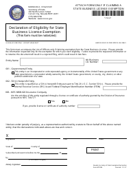 Limited-Liability Company Reinstatement Packet - Nevada, Page 6