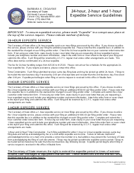 Revival for Nonprofit Corporation - Foreign (Nrs Chapter 80) - Complete Packet - Nevada, Page 11
