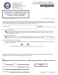 Form 170304 Nonprofit Corporation - Domestic - Revival for All Corporations Filed Under Nrs 81 (Except 81.010) and 82 (Nrs 82.546) - Complete Packet - Nevada, Page 8
