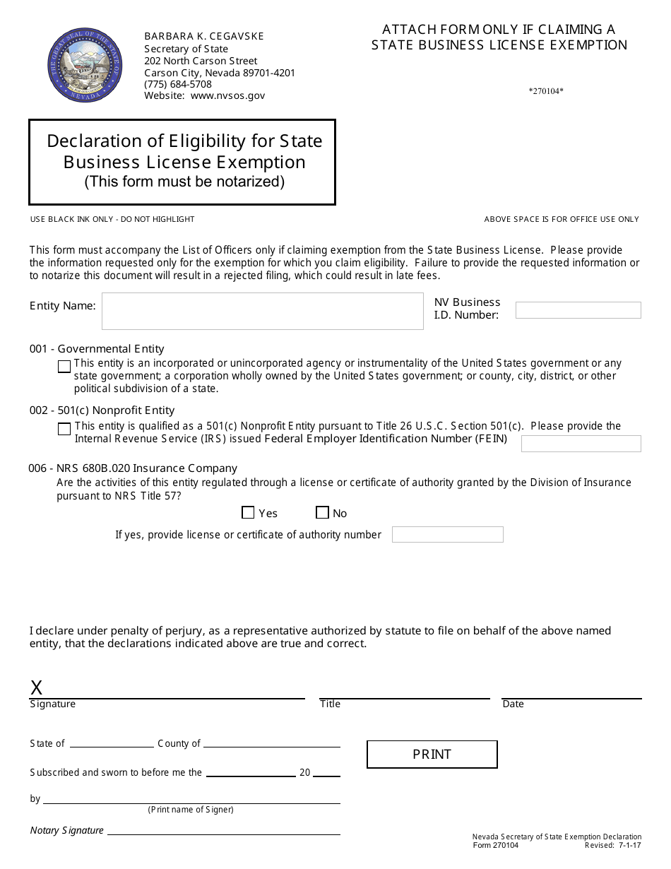 Form 170901 Revival for Limited-Liability Company - Foreign (Nrs Chapter 86) - Complete Packet - Nevada, Page 8