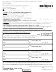 Form 171001 Certificate of Revival for a Foreign Limited Partnership (Pursuant to Nrs Chapter 87a) - Complete Packet - Nevada, Page 5
