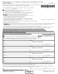 Form 171501 Revival for Limited Partnership - Domestic (Nrs Chapter 88) - Complete Packet - Nevada, Page 5