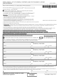 Form 171601 Revival for Limited Partnership - Foreign (Nrs Chapter 88) - Complete Packet - Nevada, Page 5