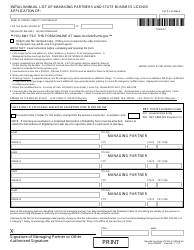 Form 171201 Revival for a Foreign Limited-Liability Partnership (Pursuant to Nrs Chapter 87) - Complete Packet - Nevada, Page 5