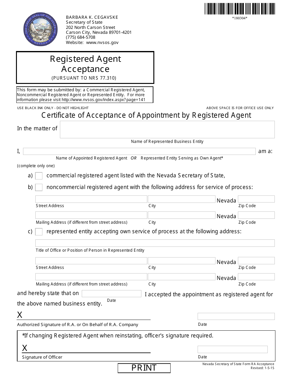 Form 171201 Revival for a Foreign Limited-Liability Partnership (Pursuant to Nrs Chapter 87) - Complete Packet - Nevada, Page 6