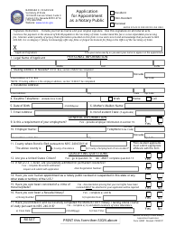 Form AANP Application for Appointment as a Notary Public - Nevada, Page 2